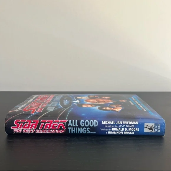 Star Trek Next Generation All Good Things Friedman First Edition 1994 - Picture 4 of 12